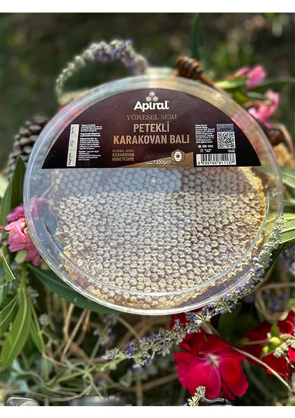 Yöresel Seri Petekli Karakovan Balı 1300 gr