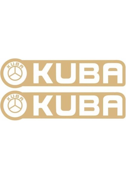 Kuba Gold Cg Depo Yan Damla Sticker