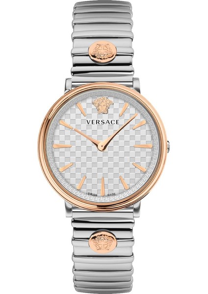 VRSCVE8105022 Quartz Swiss Made Çelik Rose/gri 38 mm Erkek Kol Saati
