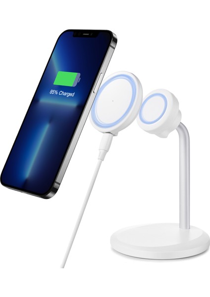 HaloLock Shift Kablosuz Şarj Cihazı (Stand ile Birlikte)