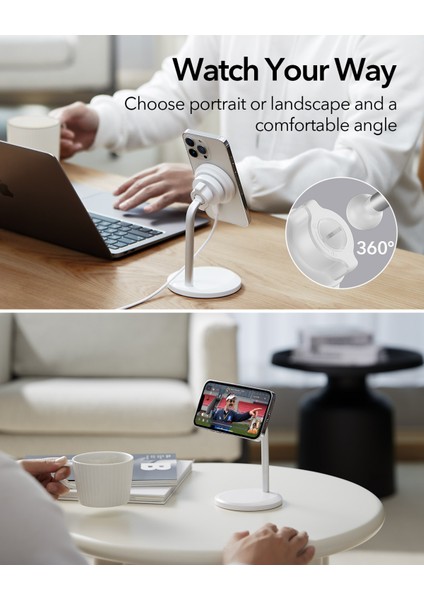 HaloLock Shift Kablosuz Şarj Cihazı (Stand ile Birlikte) modelleri