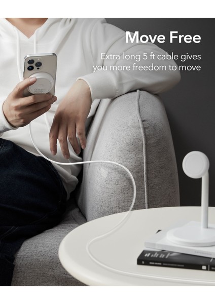 HaloLock Shift Kablosuz Şarj Cihazı (Stand ile Birlikte) fırsatları