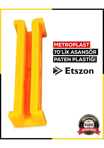 Asansör Paten Plastiği 70'lik Baklavalı Normal Tip