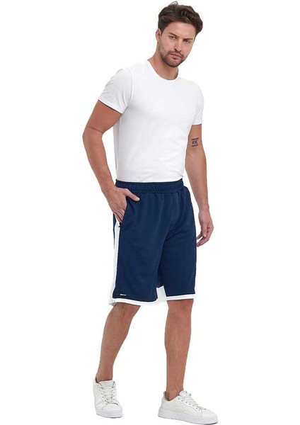 File Şeritli Jakaralı Polyester Erkek Spor Şort fiyatları