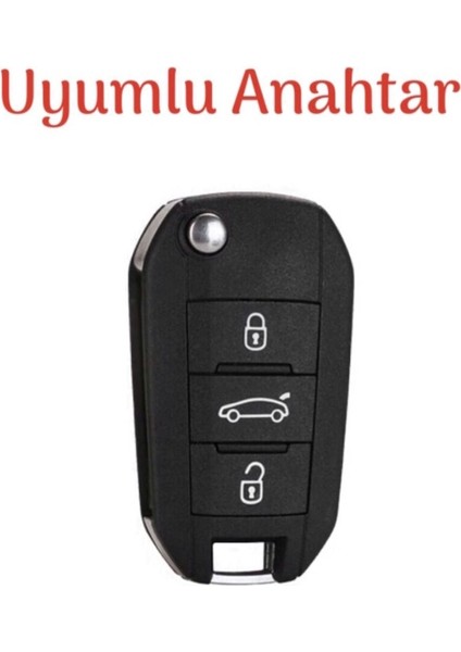 Opel Grandland x Crosland x Vvivaro Corsa F Sustalı Anahtar Koruma Kılıfı