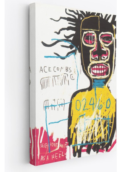 Jean Michel Basquiat'ın Kendi Portresi Kanvas TABLO-4967