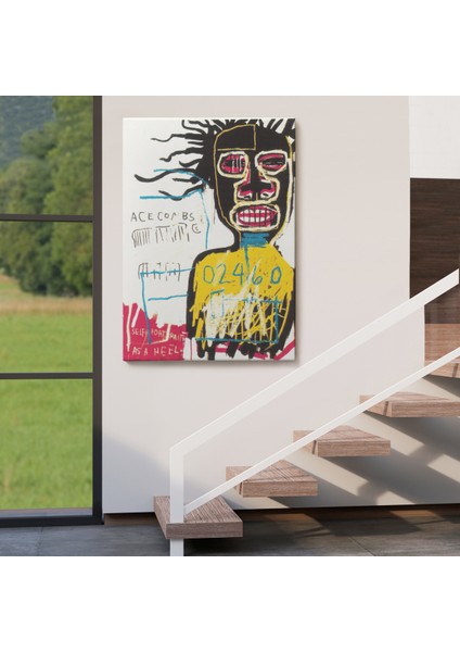 Jean Michel Basquiat'ın Kendi Portresi Kanvas TABLO-4967