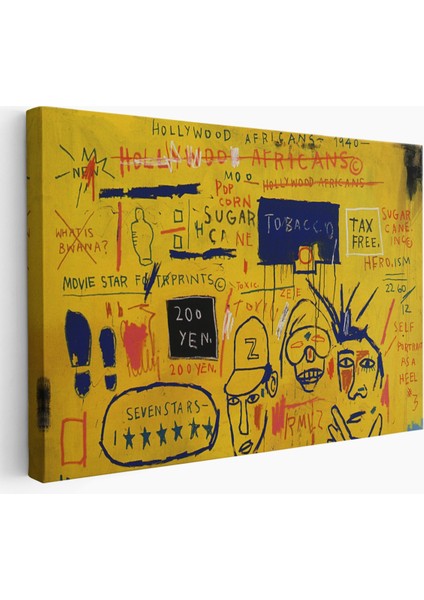 Jean Michel Basquiat, Hollywood Africans 1983 Kanvas TABLO-5058