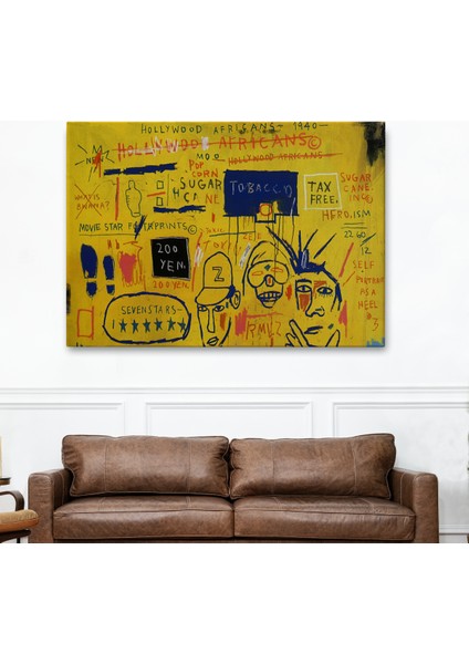 Jean Michel Basquiat, Hollywood Africans 1983 Kanvas TABLO-5058