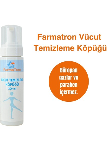 Vücut Temizleme Köpüğü 200 ml