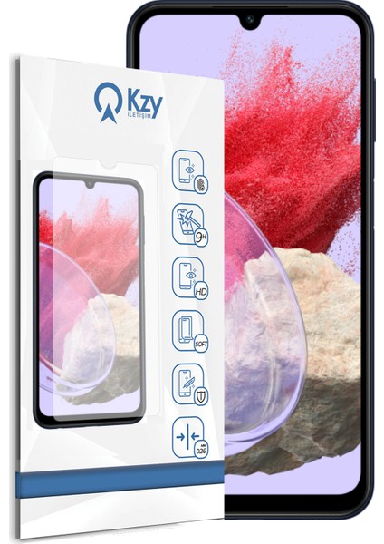 Samsung Galaxy M34 ile Uyumlu Temperli Ekran Koruyucu Kırılmaz Cam