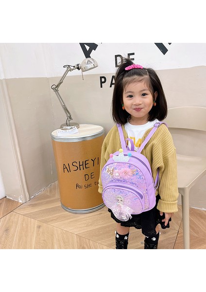 Sevimli Prenses Pullu Sırt Çantası Mini Çocuk Çantası (Yurt Dışından) fiyatları