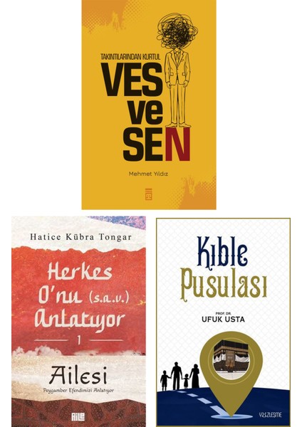 Takıntılarından Kurtul Vesvesen - Herkes Onu Anlatıyor - Kıble Pusulası 3 Kitap