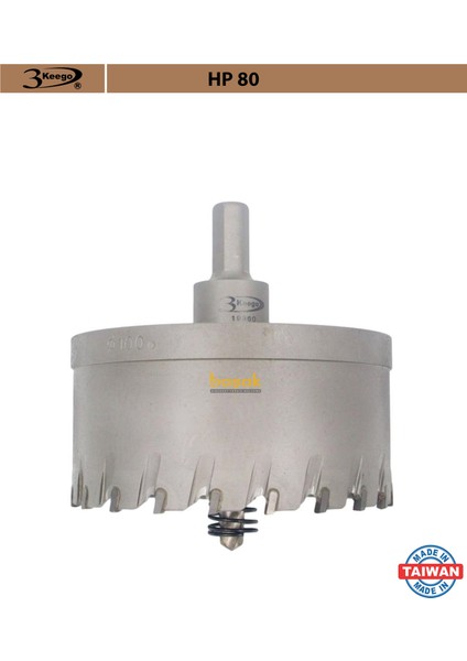 100 mm TCT Uzun Delik Testeresi HP80