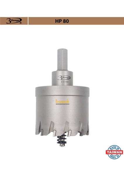65 mm TCT Uzun Delik Testeresi HP80