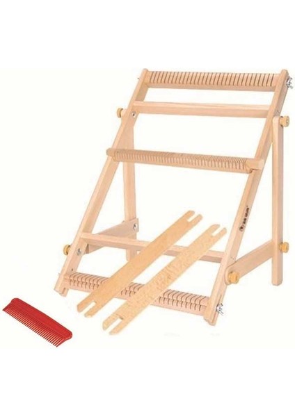 Ayaklı Ahşap Dokuma Tezgahı // 44 Kanallı