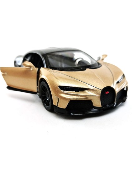 Kisnmart Bugatti Chiron Çek Bırak Diecast Model Araba