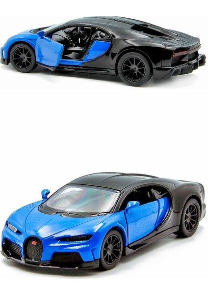 Kisnmart Bugatti Chiron Çek Bırak Diecast Model Araba modelleri
