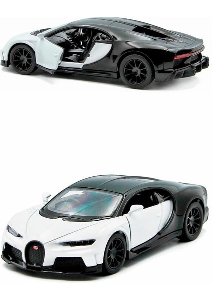 Kisnmart Bugatti Chiron Çek Bırak Diecast Model Araba