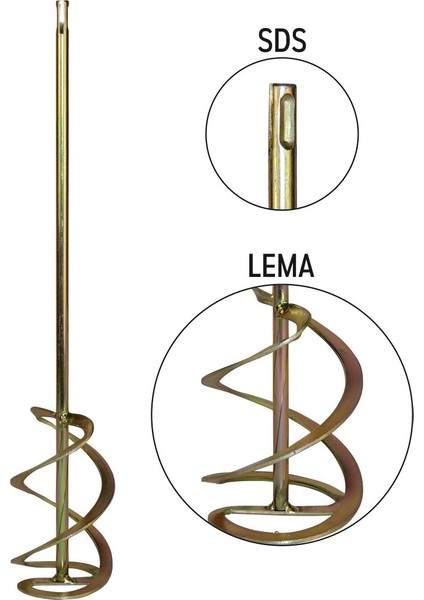 ERA55991 Eratool Boya Harç Karıştırıcı Sds 80X450 Lema