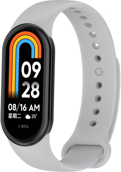 Xiaomi Mi Band 8 Mi Band 9 Uyumlu Akıllı Bileklik Silikon Kordon Kayış