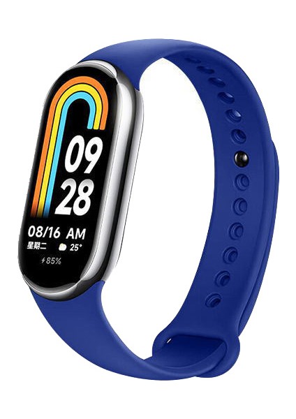 Xiaomi Mi Band 8 Mi Band 9 Uyumlu Akıllı Bileklik Silikon Kordon Kayış