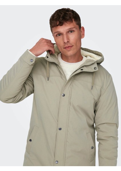 Erkek Parka Kaban Açık Haki 22025690 fiyatları