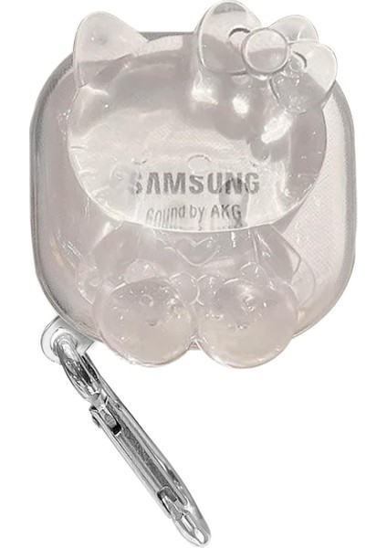 Samsung Galaxy Buds Pro Kılıf Cartoon Figürlü Silikon Crtn-Fgr-Hl-Kty-Clr