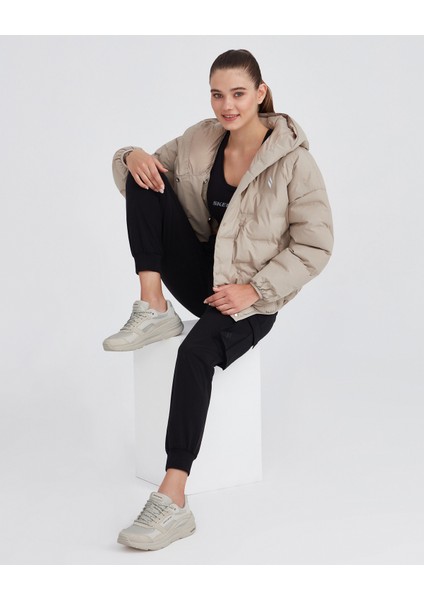 W Outerwear Padded Jacket Kadın Gri Mont S232082-043 fiyatları