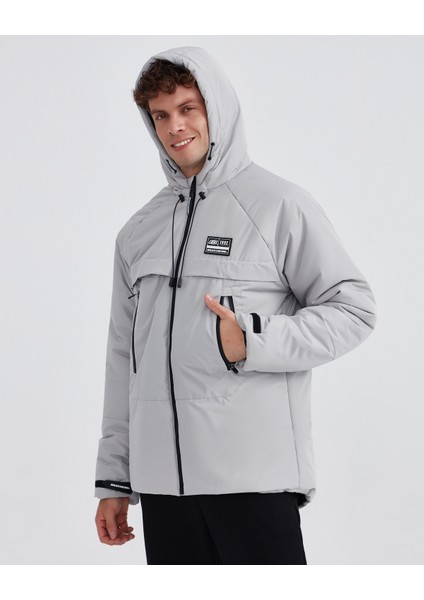 M Outerwear Padded Jacket Erkek Gri Mont S232053-032