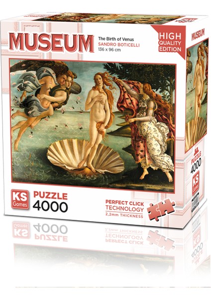 The Birth Of Venus 4000 Parça Puzzle