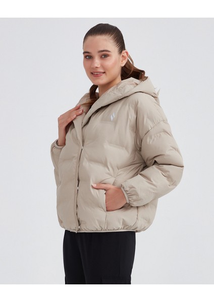 W Outerwear Padded Jacket Kadın Gri Mont S232082-043 indirimleri