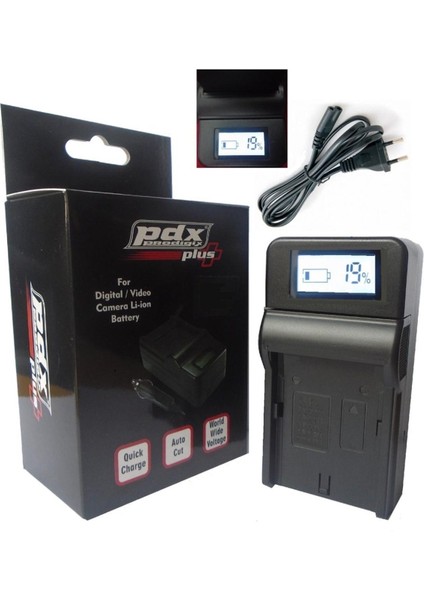 Sony HXR MC1500, MC2500, HVR Başta olmak üzere F serisi birçok bataryayı şarj eder.