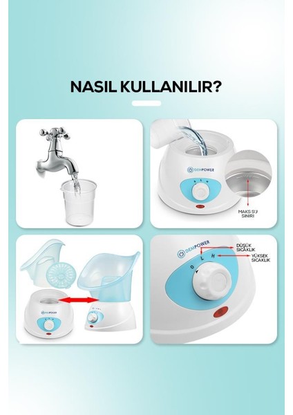 DP-127 Yüz Buhar Makinesi