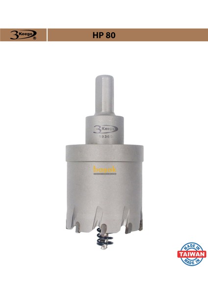 48 mm TCT Uzun Delik Testeresi HP80