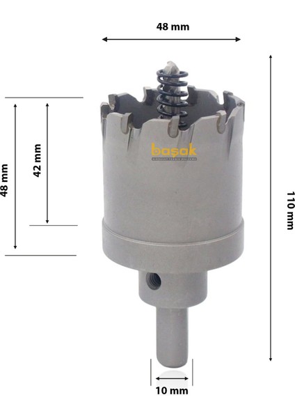 48 mm TCT Uzun Delik Testeresi HP80 modelleri