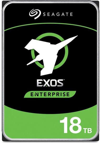 18 Tb Seagate 3.5 Exos Sata X18 512E 7200RPM 256MB ST18000NM000J (Resmı Dıst Garantılı)