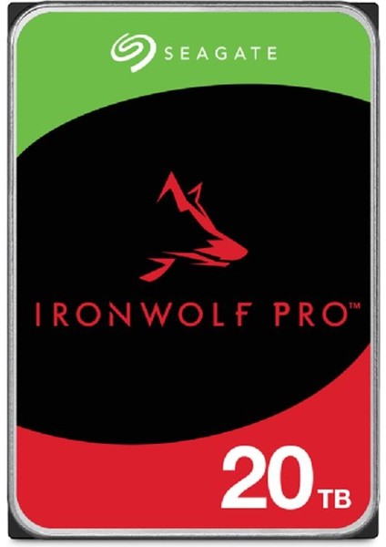 20 Tb Seagate 3.5 Ironwolf Pro Sata3 7200RPM 256MB ST20000NT001 (Resmı Dıst Garantılı)
