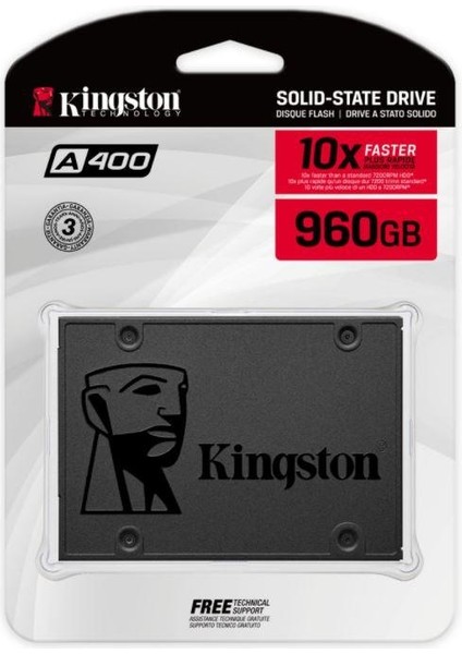 960 GB Kıngston A400 500/450MBS SA400S37/960G