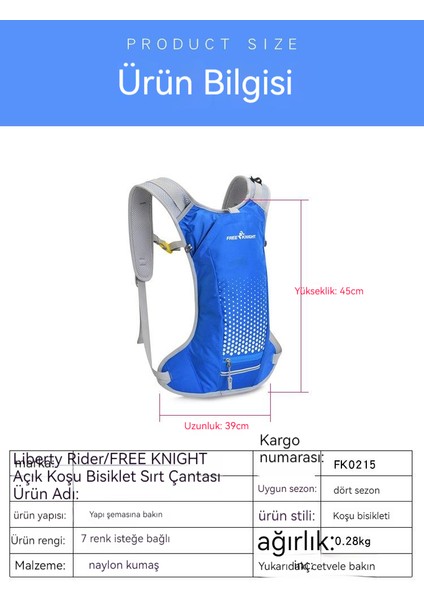 Bisiklet Hidrasyon Çantası Yürüyüş Hidrasyon Ekipmanı Çantası Su Geçirmez Sırt Çantası (Yurt Dışından)