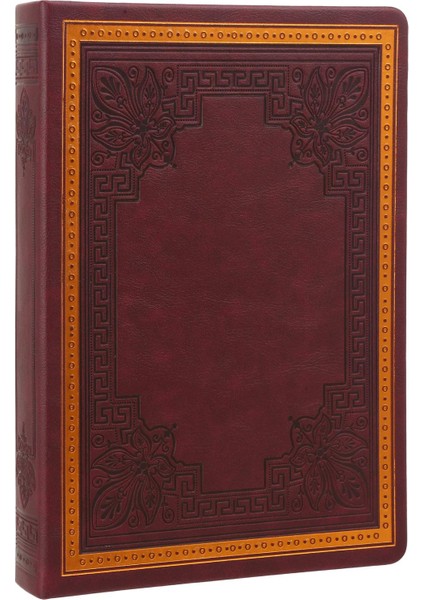 Vintage Old Book Sketch 14X20 110 gr Bordo