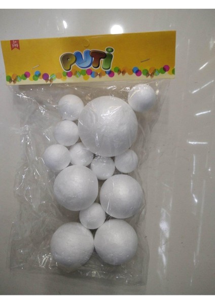 Köpük Toplar Karışık 8 Adet