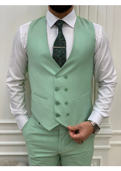 Erkek Takım Elbise Kırlangıç Yaka Italyan Kesim Slim Fit Ceket Yelek Pantolon modelleri