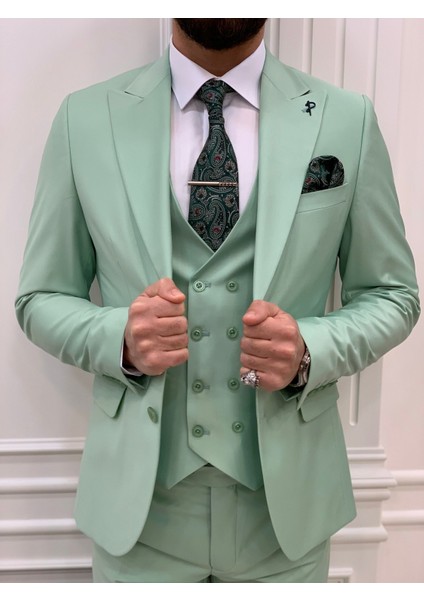 Erkek Takım Elbise Kırlangıç Yaka Italyan Kesim Slim Fit Ceket Yelek Pantolon indirimleri