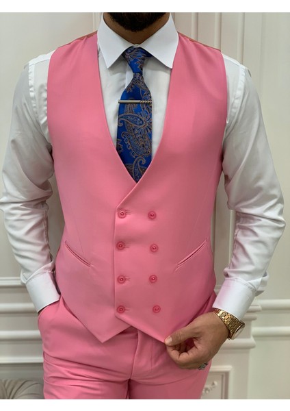 Erkek Takım Elbise Kırlangıç Yaka Italyan Kesim Slim Fit Ceket Yelek Pantolon fırsatları