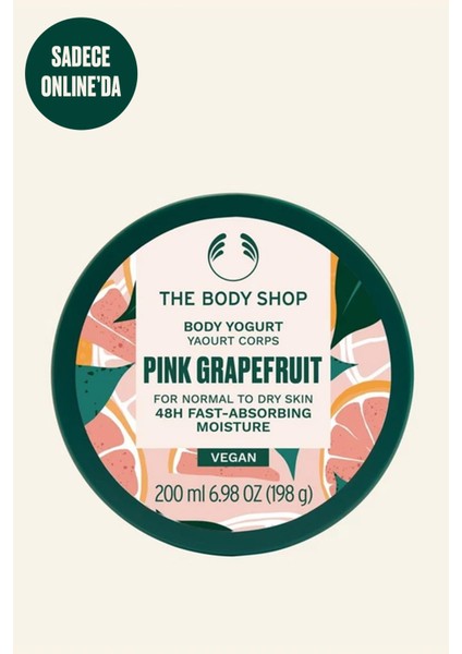 The Body Shop Pink Grapefruit Body Yogurt 15 Saniyede Emilen Vücut Nemlendiricisi 200 ML