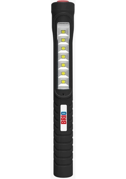 Mıknatıslı Kalem Led Lamba Micro Usb Girişli Oto Tamirci Lambası, El Feneri 7 + 1 Kalem Lamba