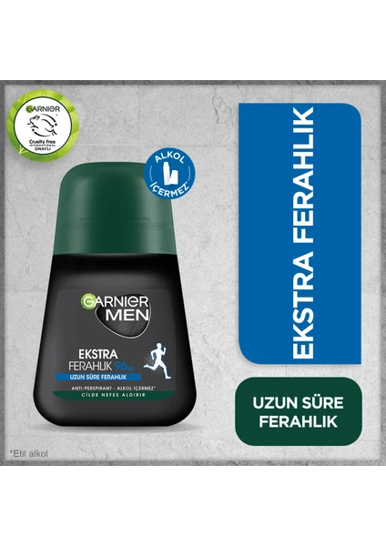 Garnier Men Ekstra Ferahlık Roll On 50 ML