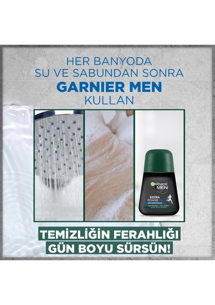 Garnier Men Ekstra Ferahlık Roll On 50 ML