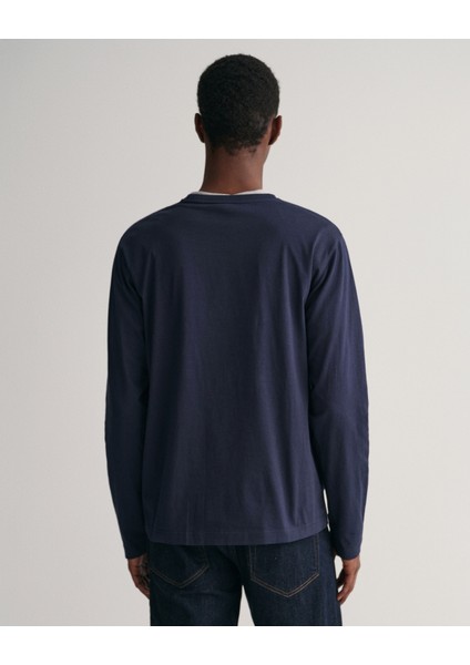 Erkek Lacivert Regular Fit Bisiklet Yaka T-Shirt 2004049.433 fiyatları